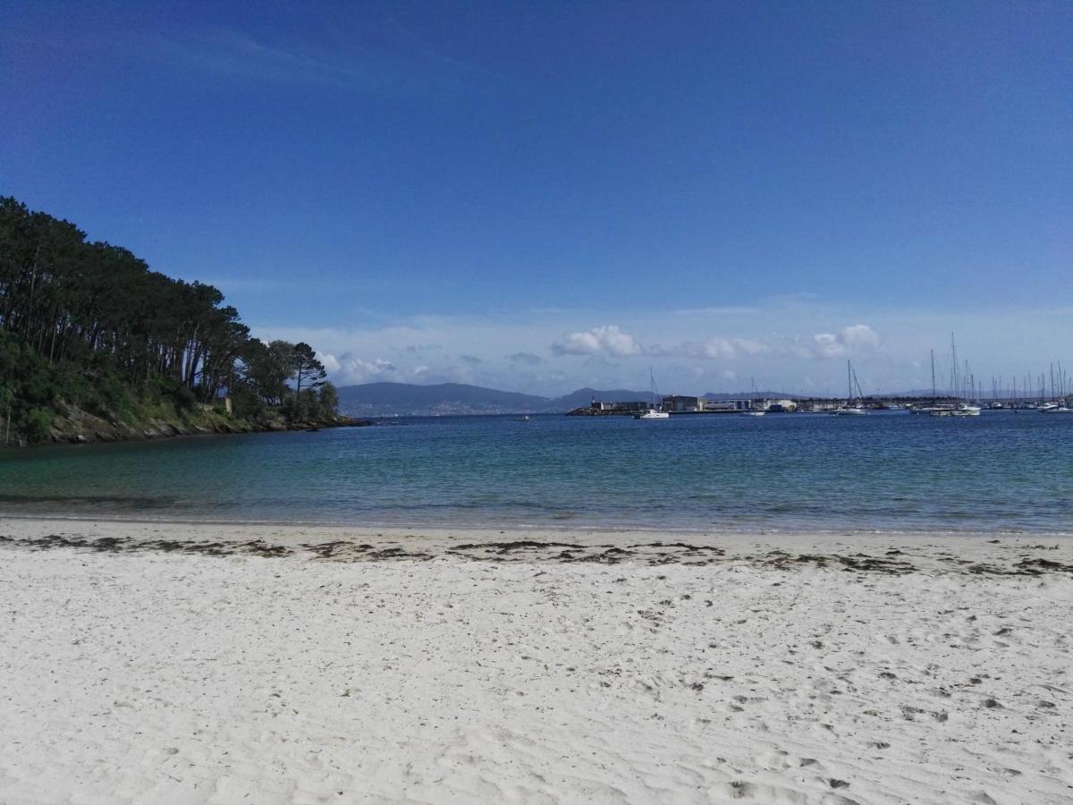 Aticos Con Terraza Vistas Urbanos 100 Playa Διαμέρισμα Sanxenxo Εξωτερικό φωτογραφία